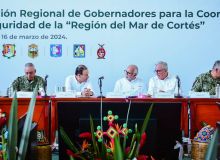 Gobernadores del Mar de Cortés acuerdan estrategia de seguridad.