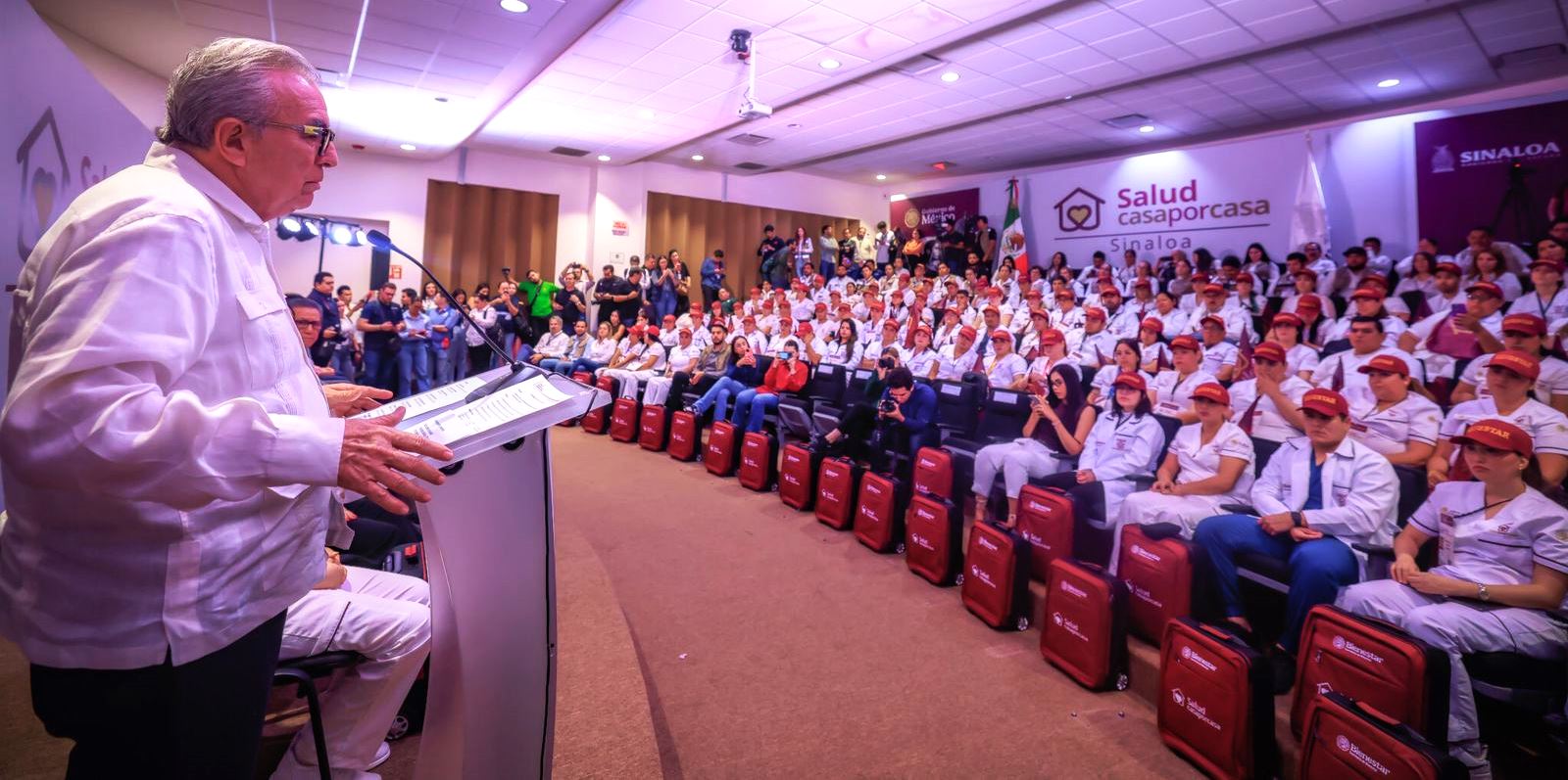 Inicia el programa de Salud Casa por Casa.Atenderá a 419 mil adultos mayores