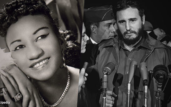 Celia Cruz y Fidel